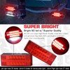 LINKITOM LED Submersible Rectangular Trailer Tail Light Kit, Super Bright