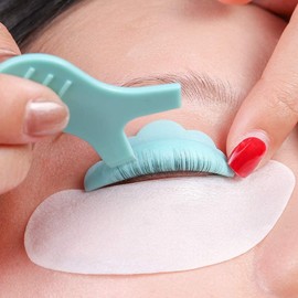 Cepillo en Y para levantar pestañas en forma de Y, cepillo para levantar pestañas, cepillo de silicona para injerto de 10 unidades, cepillo para levantar pestañas permanentes para limpiar extensiones de pestañas (verde (10 unidades))