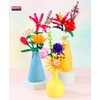Flower Model for Building with Small Building Blocks Pink Begonia