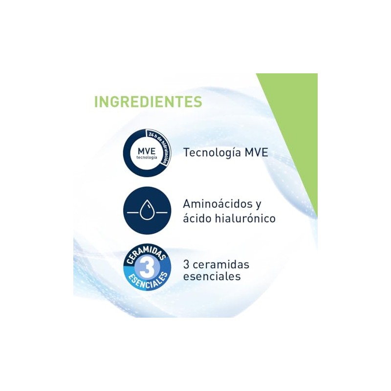 CeraVe Limpiadora Crema-Espuma Hidratante Facial Diaria para Piel Normal a