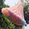 Acoolser Pannier Skirt, Tutu Skirt, Tulle, Petticoat, A-Line, Pannier, Volume,