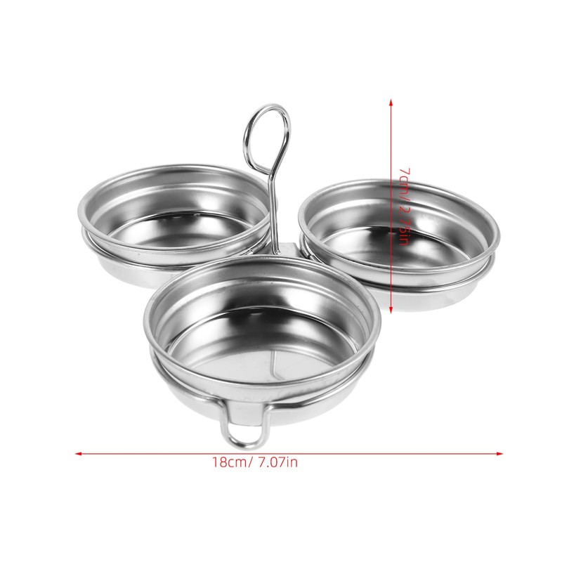 Cabilock Steam Eggs Mold Poached Egg Holder Tray Egg Poacher