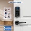 Amzloc Smart Door Lock,Fingerprint Keyless Entry Door Lock,Bluetooth App Control,Touchscreen