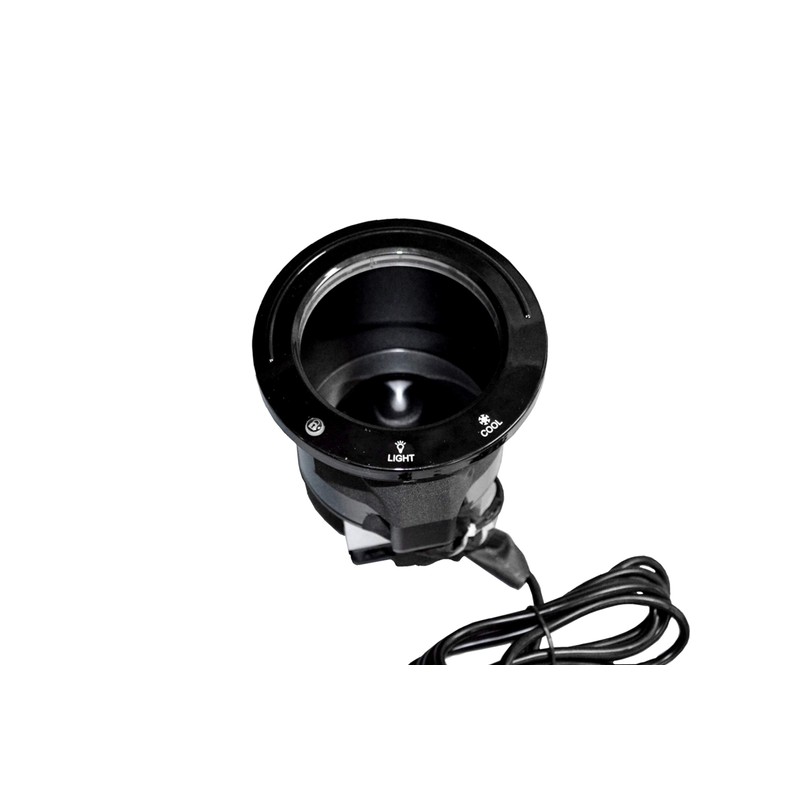 Powered LED Insulated Cup Holder with Cooling Fan and Heatsink