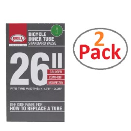 Bell 26'' Standard Universal Bicycle Inner Tube,1.75-2.25