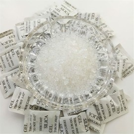 Weriirew 100 Bags Silica Gel Bag Sachets Desiccant Small Bags 100 Packages