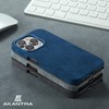 AKANTRA Alcantara Case for Apple iPhone15 Pro Max, Handmade Semi