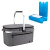 ALLCAMP OUTDOOR GEAR Large Picnic Basket 27L Shopping Basket Grocery