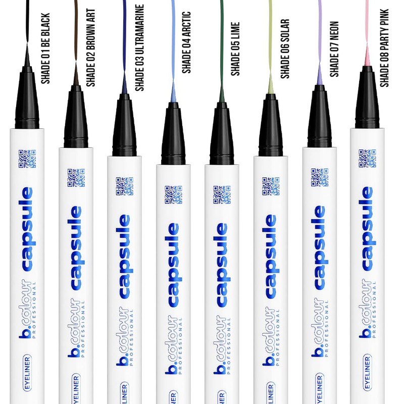 Waterproof eyeliner / 01 Be Black, Pro Capsule, BC, 7Days,