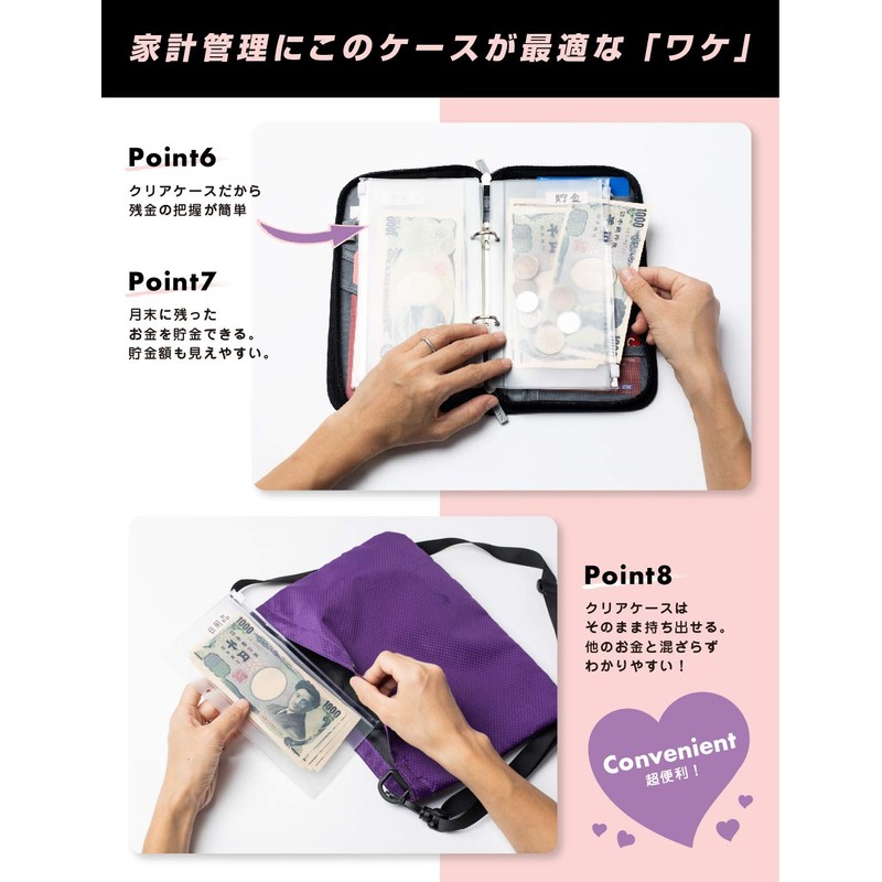 Solation Passport Case, Household Management Case, Clear File, 6 Refills