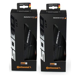 Continental Grand Prix 5000 TL 700 X 32 Black-BW + Black Chili 2-Count