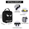 NKHFNBIO Don't Touch My Bag Funny Insulated Lunch Box with