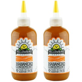 Yellowbird Habanero Condiment Sauce 9 oz (Pack of 2)