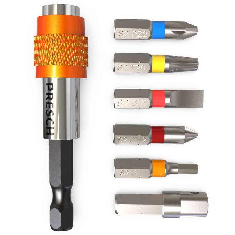 Presch Screwdriver Bit Set 32 ​​Pieces - Screwdriver Bits -