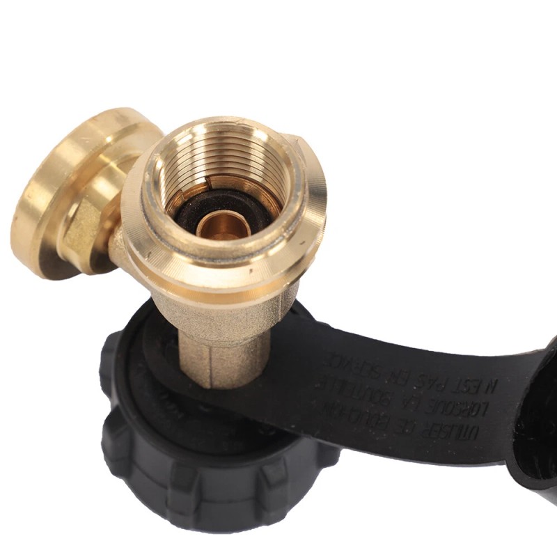 motor_glide2024 Propane Tank Gauge Brass Adapter w/Gas Pressure Level Meter