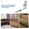 OSALADI 2pcs Sofa Adjuster Couch Headrest Hinges Adjustable Degree Hinge