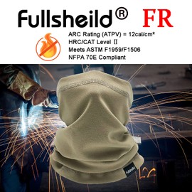 Fullsheild American Flag FR Neck Gaiter Face Mask for Summer 6oz Ex Lightweight Welding Flame Resistant Neck Gaiter-CAT2