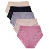 5 Pack Plus Size Underwear Women Light Control Briefs Panties