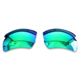 POLARLENS Polarised Replacement Lenses for Oakley Flak Jacket 2.0 XL - Compatible with Oakley Flak Jacket 2.0 XL Sunglasses (Green)