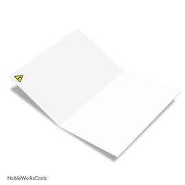 NobleWorks - 1 Hilarious All Occasions Blank Humor Greeting Card with 5 x 7 Inch Envelope - Funny Just Because Old Lady and Grandma Comedy for Men and Women (1 Card) - Incorrect Password 9912K