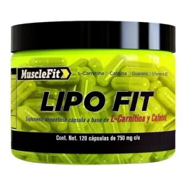 Musclefit Lipo Fit 120 Caps 60 Servicios Sin Sabor