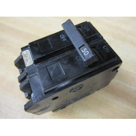 GE THQB2150 Bolt-On Mount Type THQB Miniature Circuit Breaker 2-Pole 50 Amp 120/240 Volt AC