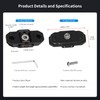 Mechrig Quick Release Mount for Insta360 X4,3-in-1 Magnetic Mount Accessory