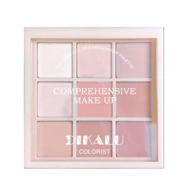 Full Matte Eye Shadows Palette For Women, Long Lasting White Pink Eye Shadow Make-Up Palettes Waterproof Highly Pigmented Blendable Warm Nude Eye Shadow Palette