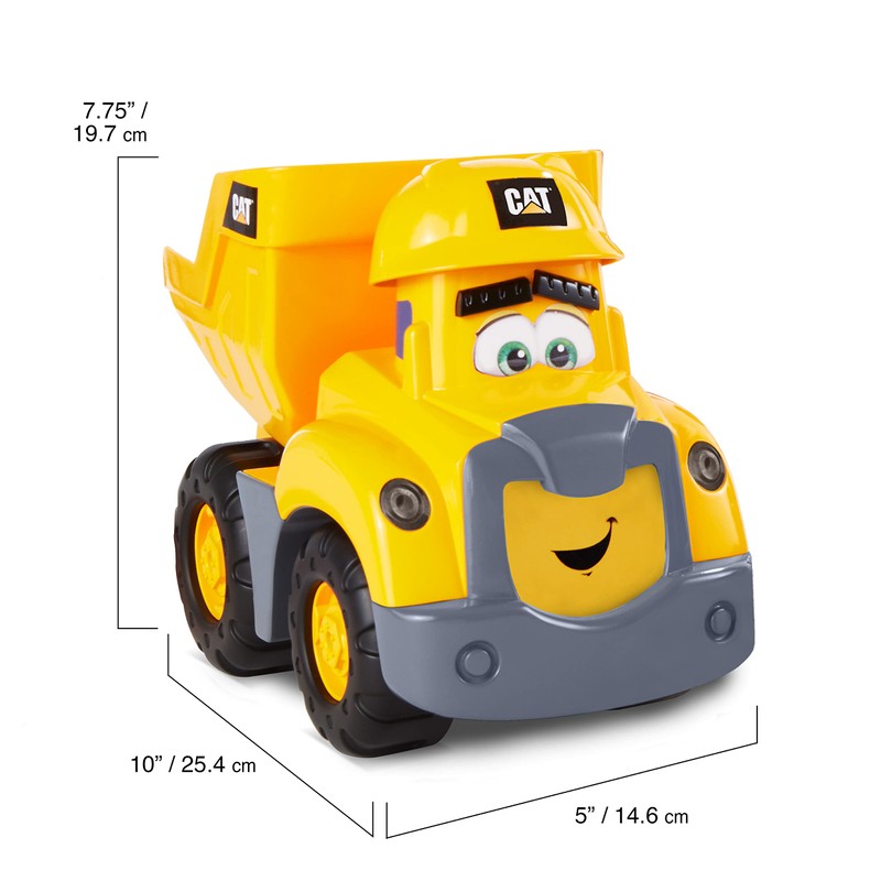 CAT Construction Toys, Buddies Preschool Dump Truck, Junior Crew, Interactive,
