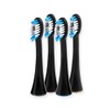 SonicSmile SIL SSR4PEUZ001 Brush Heads Black (Pack of 4)