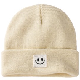 FURTALK Baby Beanie Knitted Hats Boys Girls Toddler Kids Winter Soft Warm Skull Cap Beige