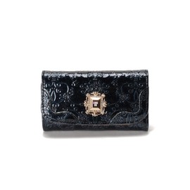 [ANNA SUI] Women's Keychain, Rumie Key Case, navy