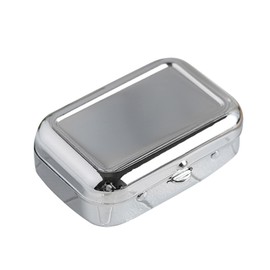 1PC Mini Compact Portable Ashtray, Stainless Steel Table-top Ash Tray, Creative Fashion Personality Small Car Ashtrays with Lid for Outdoor Travelling Camping