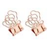 100 Pcs Mini Binder Clips Flower Shape Strong Clamping Force