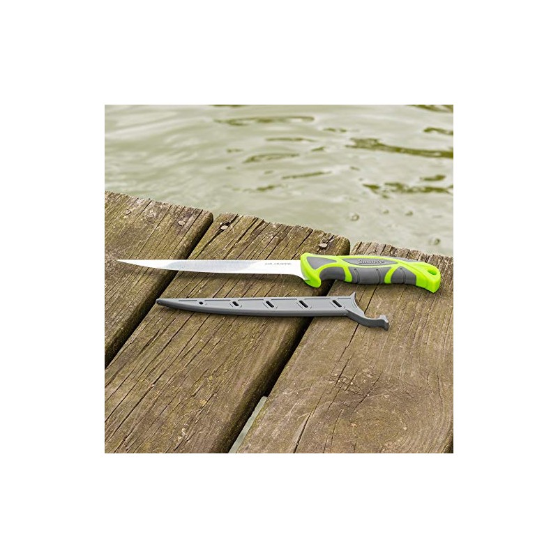 Smith's 51209 Mr. Crappie 7-Inch Curved Slab-Sticker Fillet Knife –