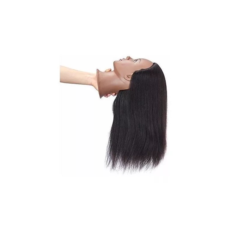 Hairingrid Cabeza Maniqui Cabello Natural #2 Negro 55 Cm Hairingrid