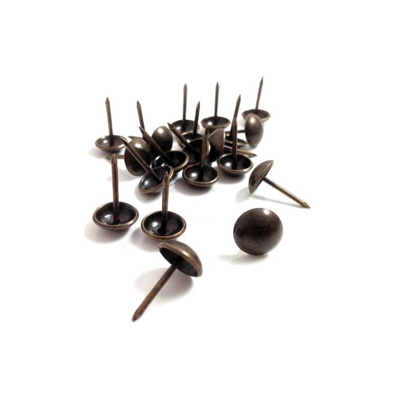 Falcon Workshop Supplies 50 PACK OF BRONZE UPHOLSTERY NAIL PIN