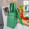 Knife Block Set, Professional Chef Knives Set With Knife Holder,