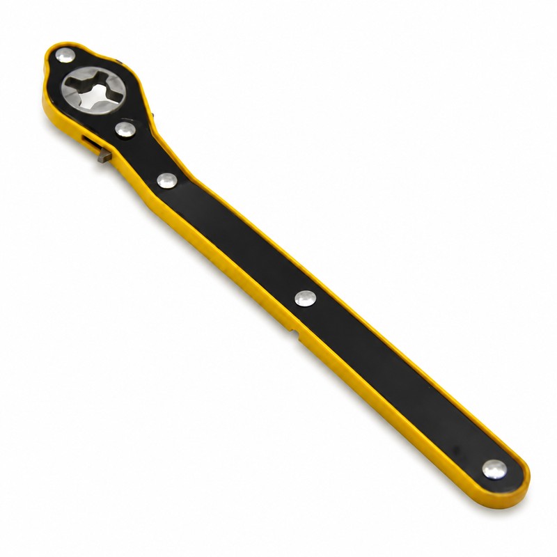 13.4-Inch Carbon Steel Scissor Jack Ratchet Wrench