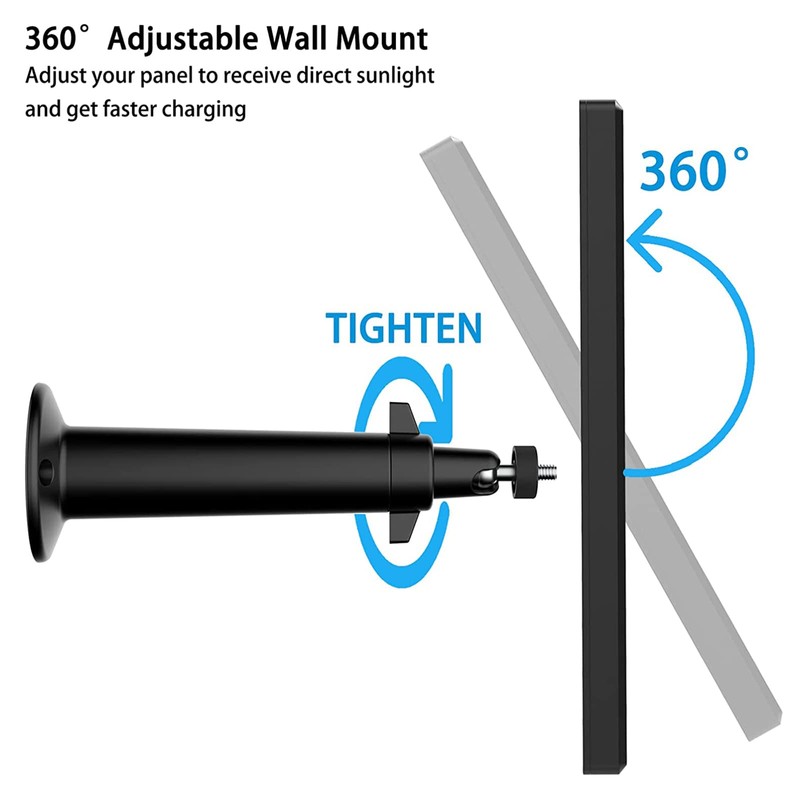 Solar Panel Compatible with Video Doorbell 1/newes Generation(2020 Release-1080p), Waterproof