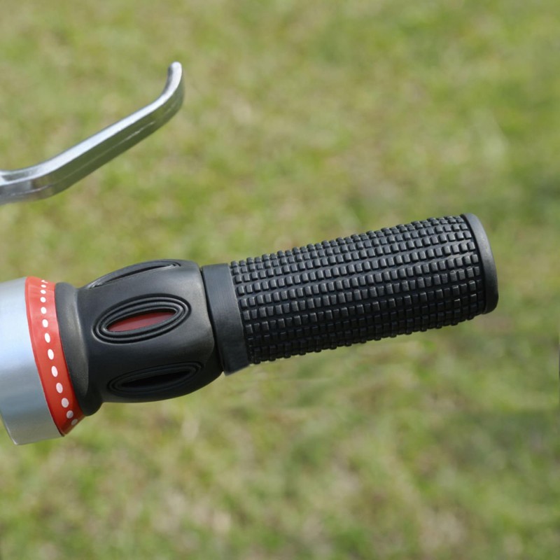 1 Pair MTB Bike Short Handlebar Grips 20x74mm/0.78x2.91inch, Bar Twist