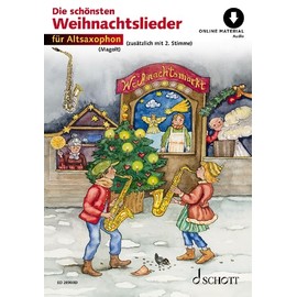 Die schönsten Weihnachtslieder: sehr leicht bearbeitet. 1-2 Alt-Saxophone. (Umrüster-Konsolidierung)