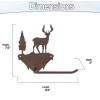 5 Star Super Deals Wall-Mounted Metal Bathroom Accessory with Wildlife
