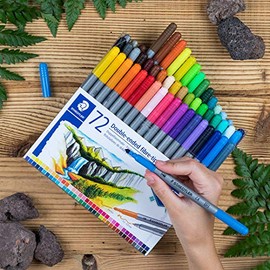 STAEDTLER Estuche marcadores duo-color c/72 Pzs