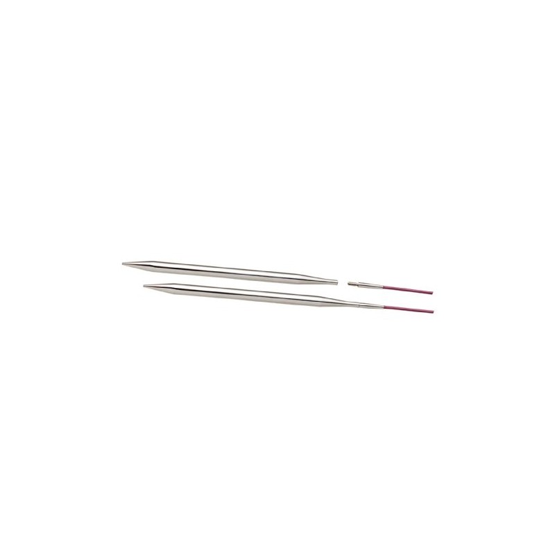 KnitPro KP10410 10 mm Nova Interchangeable Normal Circular Needles, Silver