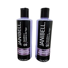 Janibell Tratamiento Desenredador Keratina Y Proteína Trigo Janibell 250ml 2pza