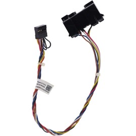 Deal4GO Power Button Switch Cable KCRV8 0KCRV8 replacement for Dell Inspiron 3847 620 660 620S MT Tower Desktop, Black