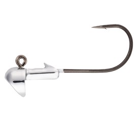 Northland Tackle Tungsten Stand Up Jig Heads, 2 Packs, Silver, 3/8 Oz Size for Walleye, Bass, & Crappie