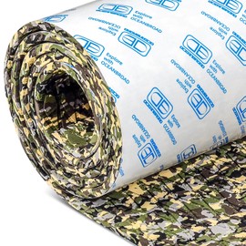 OCEANBROAD Self-Adhesive 48''x16'' Camouflage Boat Flooring Non-Slip EVA Foam Sheet Marine Grip Mat for Jon Boats Surfboard SUP Paddle Board Kayak Yacht, Camo Green