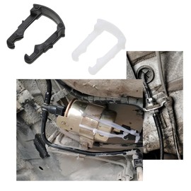 SG Store 30 Pieces Fuel Line Retaining Clips Fuel Filter Hose Retaining Clamp Car Fuel Line Mounting Clips for 5/16" 3/8" Models Fuel Line Car Accessories